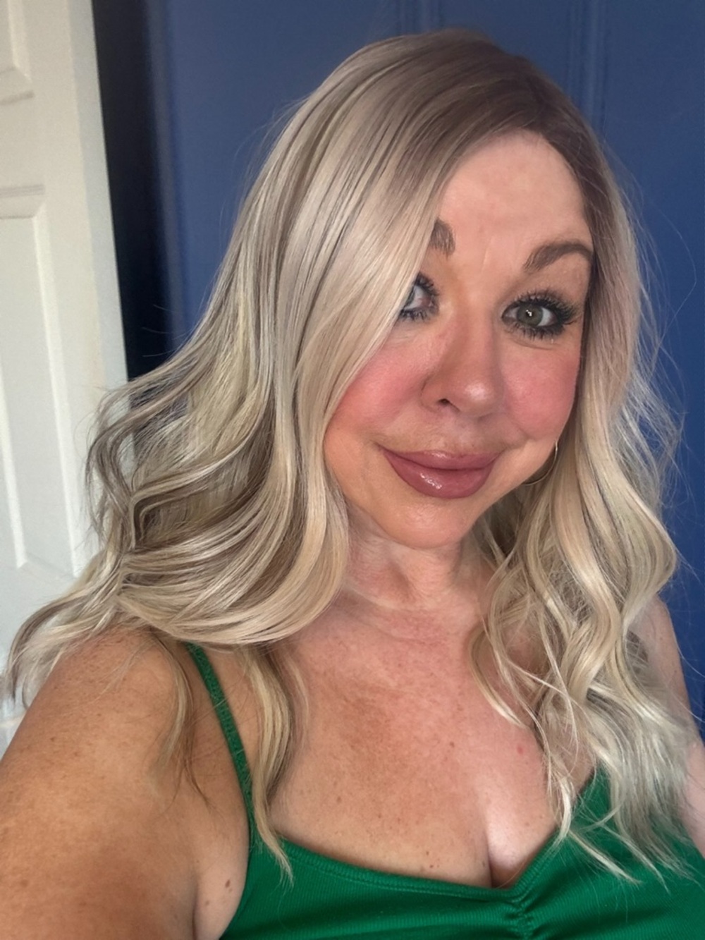 Blonde Ombre Wavy Women’s Wig - Natural Blonde Shades CSC